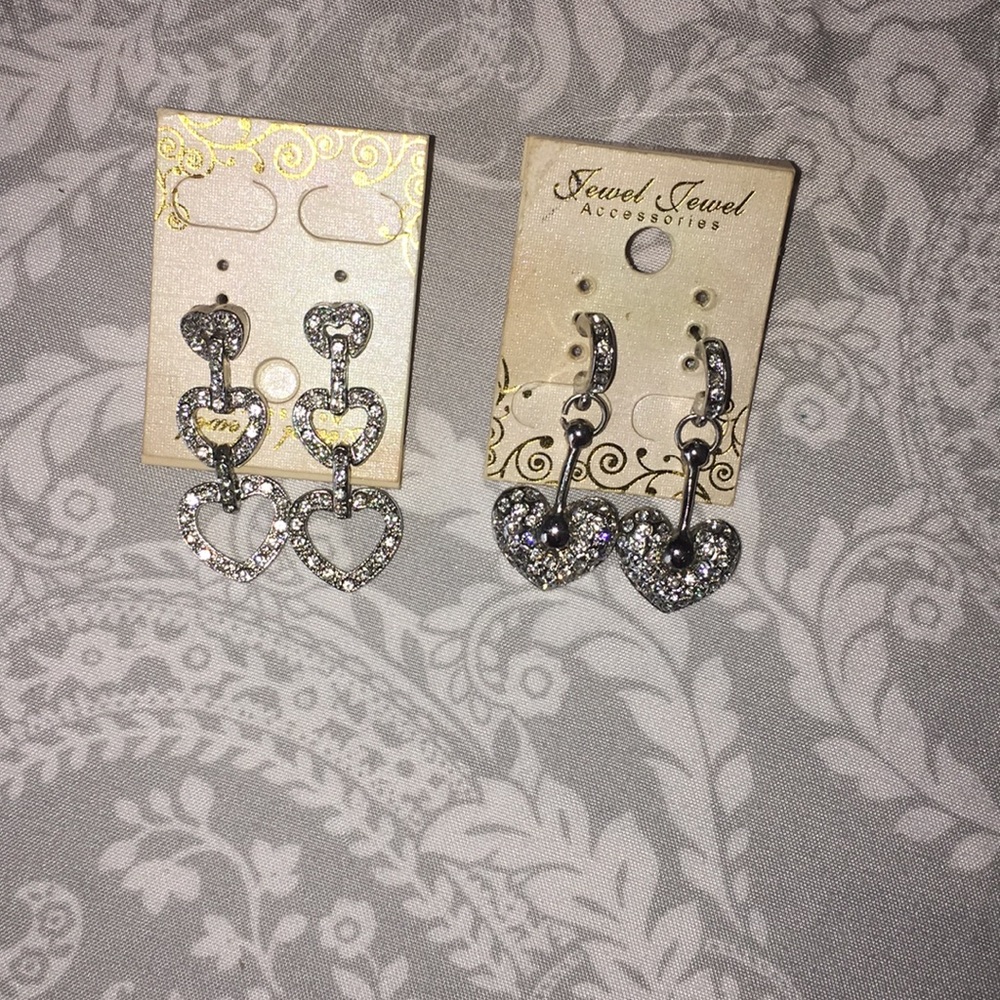 Heart Drop Earrings 2 for $6